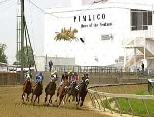 Area - 140 acres, entirely within Baltimore City limits.

Stable Area - 800 horses, plus tack, feed and sleeping rooms. 

Track - 1 mile loam oval; Six-furlong and 1 1/4 mile chutes; Length of stretch from last turn to finish line is 1,152 feet; Track is 70 feet wide; Turf Course is 7/8 of a mile inside main track; Aluminum inner rail; Grass Course, is a mixture of sandy clay loam, 65% turf type tall fescue, 25% turf type perennial ryegrass, 10% Blue Grass. Grass height is maintained at four to five inches during racing season.