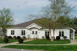Outside of Fellowship Hall.