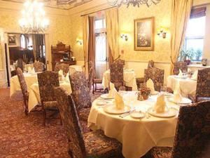 The Tapestry Room, Castle on the Hudson, Tarrytown — The Tapestry Room with its oversized embroideries - fresco painted ceiling and magnificent views of the Hudson River has doors leading to outdoor dining and a terrace.