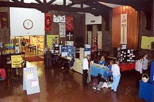 Cromer Center Lobby, Lenoir-Rhyne College, Hickory — The Cromer Center Lobby is a large multi-purpose room. This area can be used for displays, exhibits, receptions, dances, and many other functions.