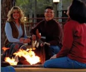 Outside Deck, Seventh Mountain Resort, Bend