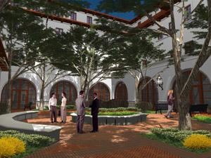 Courtyard, The Conference Center  at Montclair State University, Montclair