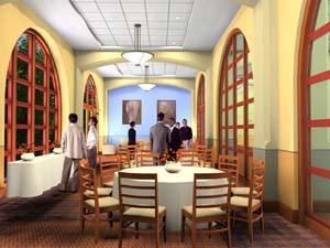 Conference Center Courtyard Reception Room, The Conference Center  at Montclair State University, Montclair