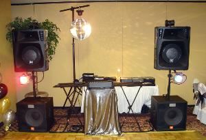 Deluxe Four Speaker Sound System w/18" Subs & Standard Lighting Package w/20" Mirror Ball