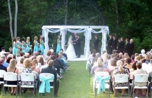 Old World Gazebo, Cavender Castle, Dahlonega — Hand crafted in Italy, the Old World Gazebo will help make any wedding day a life long memory.