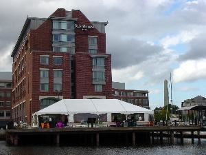 The Pier at the Residence Inn by Marriott Boston Harbor on Tudor Wharf, Residence Inn Boston Harbor on Tudor Wharf, Charlestown — Looking for a unique outdoor venue to host your wedding or upcoming social event? Look no further than The Pier at the Residence Inn by Marriott Boston Harbor on Tudor Wharf. Our waterfront setting overlooks Boston Harbor and the sparkling city skyline. Whether you have a theme in mind or are open to suggestions, the experts on our list of preferred caterers will enthusiastically tailor their services to meet your needs, and your budget! The Pier seats 240 guests for dinner, or up to 300 reception style. Let the beauty of Boston be the backdrop of your next outdoor event!