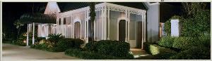South Ballroom, Magnolia Plantation, New Orleans — The beautiful curved  entry  will impressively receive your bridal party and guests.  Spectacularly illuminated  at night,  Magnolia Plantation will   serve as a showcase for your guests as they arrive for your very special day.