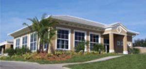 Dining Room, Fox Hollow Golf Club, New Port Richey — View of Dining Room from the outside.