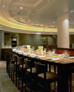 Chef's Table, Radius, Boston — A stylish and casual format for celebrations up to 18. As featured in In Style, WSJ, Fast Company and NYT.