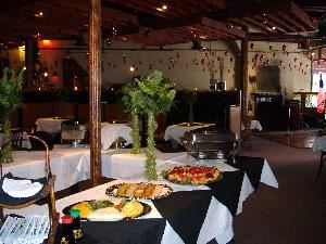 Paragon On State, Rockford — Buffet style set up for reception for 300, involves the use of the entire restaurant for event.