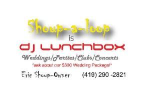 Shoup-a-loop, Inc., Toledo — T-TownDJ.com has professional DJ's available to perform at your Wedding, party, club, concert, or other special event where only the best in sound and song selection will do! Reasonable rates for all shows with "Wedding Packages" starting at $300 (sound system, two lights, fog machine and DJ provided for 3 hours - upgrades available.) You can contact me at 419-290-2821 or email therocksaysknowyourrole99@yahoo.com to further discuss your specific requirements for your special event. We feature over 30,000 titles of your favorite Top 40, Rock, Metal, Reggae, Funk, Rap, Hip Hop, and Country favorites. Our business is to know what's hot and appropriate for your event and deliver entertainment above and beyond your greatest expectations. We have several DJ's on staff to ensure that your special event can be booked without hesitation. All of our sound equipment is professional top-of-the-line gear to provide you with the best audio soundstage and reliability.