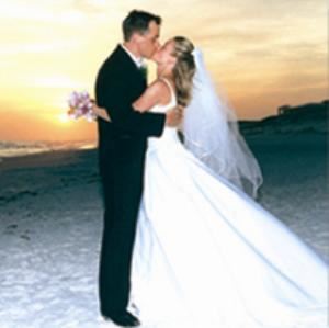 Wedding Area, Beach Walk Crystal Beach, Destin — Beach Walk Crystal Beach - Sunset Beach Wedding