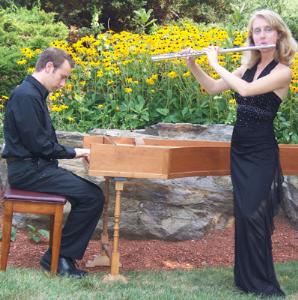 Solo Flute with Harpsichord, Organ, or Piano. Classically trained professional musicians with extensive performing experience throughout New England. The Alura Ensemble is founded by a husband and wife team who hold music teaching positions at public schools and universities throughout New Hampshire. Long and forgotten, the sound of a harpsichord is a unique option and would be a romantic, exotic, and unforgettable addition to any ceremony or event.