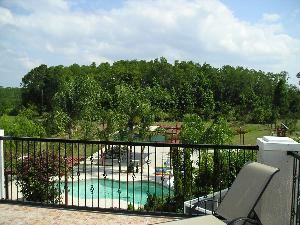 The Wilson Private Garden, The Wilson Private Garden, Kissimmee — View from Balcony overlooks the whole garden.