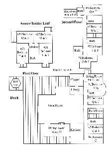 Floor Plan of Faraway, Far-A-Way Archdiocesan Retreat House, Longbranch