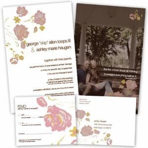 Song Three Four Wedding Invitations, West Fargo