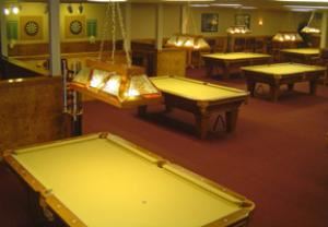 Club Charleston Party Room, Club Charleston, Las Vegas — Our party room and facilities can make your next special occasion truly "SPECIAL!" Club Charleston is an upscale yet fun and casual billiards parlor with 11 oak billiard tables and high-quality house sticks. "Best Place to Shoot Pool"--Review Journal; "Coldest Beer in Las Vegas"--LV CityLife Mag.