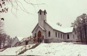 St Stephen's Anglican Catholic Church, Athens — St. Stephen's Church under a cloak of snow.