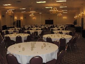 Regency Ballroom, Ramada Lansing Hotel And Conference Center, Lansing — 5000 Square Feet, 550 Theatre, 350 Classroom, 420 Rounds