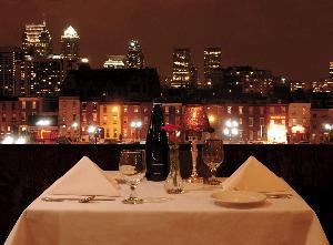 Rembrandt's Restaurant and Bar, Philadelphia — View from the main banquet room