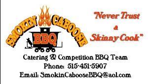 Smokin' Caboose BBQ Catering, Ames