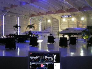 MB Entertainment, Fort Lauderdale — When you want an elegant, fun affair!  Focus on customer service and satisfaction from the very first contact!  We will never treat your event like just another party!

Corporate Holiday Party in Hangar at Ft Lauderdale Executive Airport.