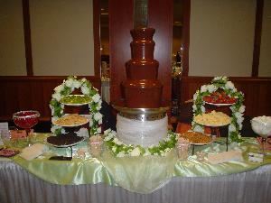 Heavenly Chocolate Fountain, Flat Rock — Have the latest craze at your event!  A cascading chocolate fountain waiting for you to submerse your favorite dessert in it.  It will be ‘Love at first dip’ for you and your guests.  Add a taste of heaven to your party!
For more information visit our website at www.heavenlychocolatefountian.com