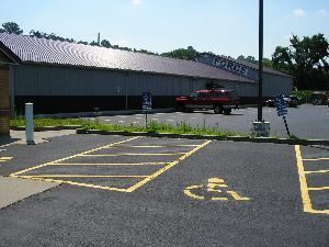 Lazer Force Lazer Tag Zone, Caseyville — Our 12000 sqft facility with free parking for over 75 cars.  Handicap accessible, open year round.