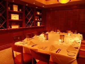 Sonoma Room, Fleming's Prime Steakhouse & Wine Bar, Miramar Beach — Sonoma Room set for 14 people. This room can accommodate up to 25 people.
