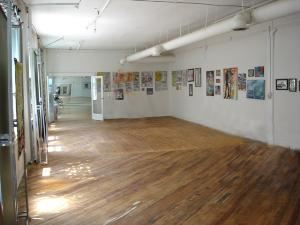 Green Room, The Jack Robinson Gallery, Memphis — Though called the Green Room it no longer has green carpet as the original floors have been refinished.