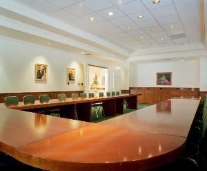The Boardroom, Josephine S Leiser Opera Center, Fort Lauderdale — Business groups up to 50 people fit comfortably in our wood paneled boardroom located on the Leiser Center's first floor. Arrange the tables any way you prefer to suit your next meeting's needs.