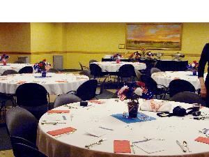 Community Room, Lakewood Cultural Center, Denver — Lakewood Cultural Center Community Room Reception/Banquet Style Set-up.