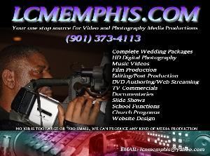 LC Memphis Video & Photography, Memphis — LC Memphis can deliver superior quality and great service at an affordable cost. From weddings and business events, to entertainment related media productions, we have more than 15 years of experience producing broadcast quality material. Call today or visit the website to see quality samples of our work.