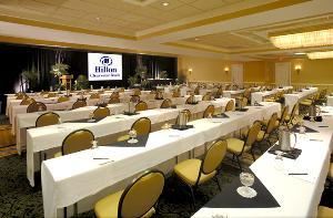 Grand Ballroom, Hilton Clearwater Beach, Clearwater Beach — The 9,660 square foot (898 square meter) Grand Ballroom is our largest indoor meeting venue. This room is large enough to contain 130 eight-by-ten foot exhibit booths and it can also be divided into seven independent salons