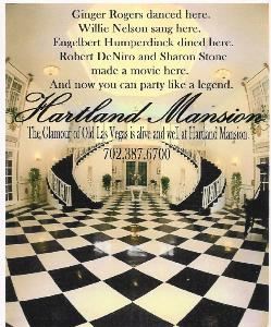 Banquet Room, Hartland Mansion, Las Vegas — The Grand Entry Hall at Hartland Mansion.