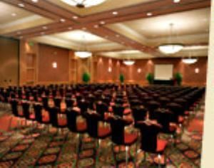 Crowne Plaza Ballroom, Crowne Plaza Universal, Orlando — The Ballroom can also be partitioned into three Salons, each Capable of Seating up to 163 Theater-Style, 68 in a Classroom configuration, or host a dinner for 80 guests. Rooms are Equipped with a large wall Mounted Presentation Screen. One of the Salons can be Sub-divided into two smaller rooms seating 33 Theater-Style or handling a sit-down luncheon for 40 guests. All facilities are available and Equipped for Catered Events, Product presentations and business Meetings.