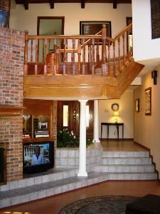 The Estate House, San Gabriel's Horn, Georgetown — Entry and Stairwell