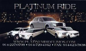 Platinumridelimos, Yonkers — If you live in NY, NJ or CT, reserve one of our exotic limousines for weddings, proms, bachelor or bachelorette parties, casino trips or any other party night out.