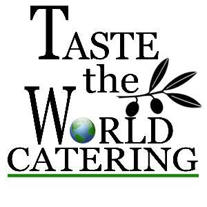 Taste the World Catering, Jacksonville — Our belief is, food is at the heart of all joyous occasions.  This is why, when we cater an event; we put our heart and soul into each meal.



Today's sophisticated palette is not satisfied with finger sandwiches, but want more exotic flavors to peak their imagination.  Taste the World Catering will make your taste buds burst with pleasure!



Taste the World Catering is  based in Jacksonville, Florida.  We specialize in catering Weddings, Corporate Events, Family Celebrations, as well as intimate affairs.