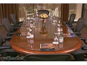 Strathmore Boardroom, Wyndham Peachtree Conference Center and Resort, Peachtree City — Executive meeting for you in the Strathmore Boardroom; your 10 guests will be treated to comfortable conference style seating and state-of-the-art amenities.