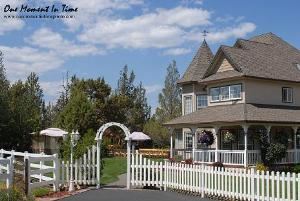 We welcome you to A Silver Moon Ranch, the premier outdoor event venue in Central Oregon, located on 20 acres of beautiful ranch land just minutes from downtown Bend. We offer a graceful Victorian home with wrap around porch nestled in a delightful garden setting as the backdrop to your distinctive event. Our specialty is to personally design the grounds, layout, and outside decor to suit your wedding or event needs, and to transform your special day into all that you've dreamed of... and more.
