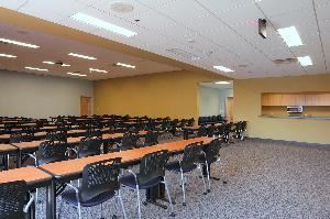 Thank you for considering the C. Wayne Parish
Auditorium for your conference needs. After being
a part of the meeting planning industry for many
years, we realize how expensive meetings can be and
how much the hotels/convention centers can overcharge
for meeting space, audio visual equipment,
and food/beverages. We also know that meetings are
commonly full of distractions from adjacent meetings
due to loud speakers, group participation activities,
music, and so many other factors which can disrupt
your meeting.
The Parish Auditorium offers very comfortable
classroom seating for up to 80 attendees, and theater
seating for 100 attendees.  Haag’s meeting professionals will help provide you the best service with the best equipment available for all of your meeting needs.