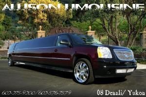 Allison Limousine Service, Phoenix — Brand New SUV Limousines:
H2 Hummer, Cadillac Escalade, Yukon Denali & Lincoln Navigator.602-275-9200