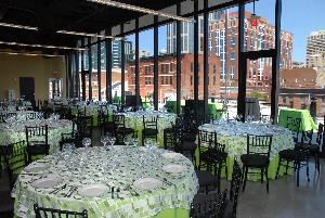 Penthouse, One Eleven, Nashville — Penthouse view - 90 guests seated at 72" rounds