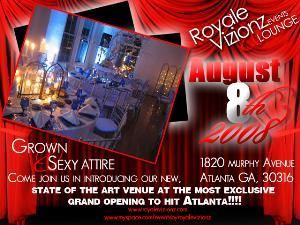 Royale Vizionz Events & Lounge, Atlanta — Book your next big event at our modern venue!