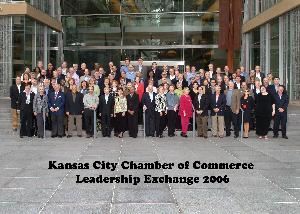 A group photo at the Minneapolis Public Library.
