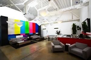 Smashbox Studios, Culver City — Smashbox Studios-Culver City's central meeting area equipped with an espresso bar with refridgerator and full kitchen access. Central to 3 Large Studio spaces.