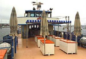 Deck on Promenade, M/V MONHEGAN, Rockland