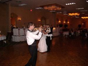 This is Rich on his trumpet for one of our Weddings. Rich & Jerry both perform live entertainment along with our exceptional DJ music & MC work. Contact us for many more photo's or a personal meeting.