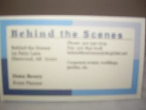 Behind the Scenes